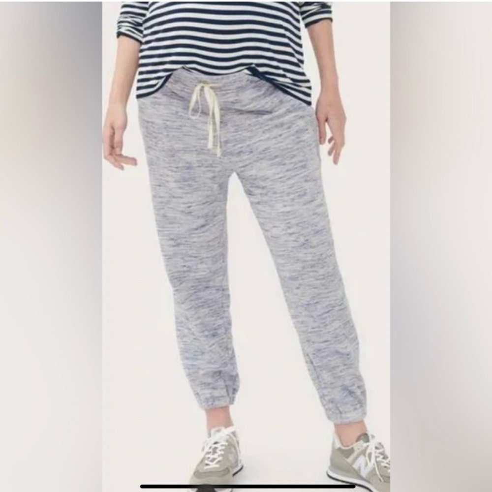 Hatch Maternity Cropped Sweatpants in Blue Size 0